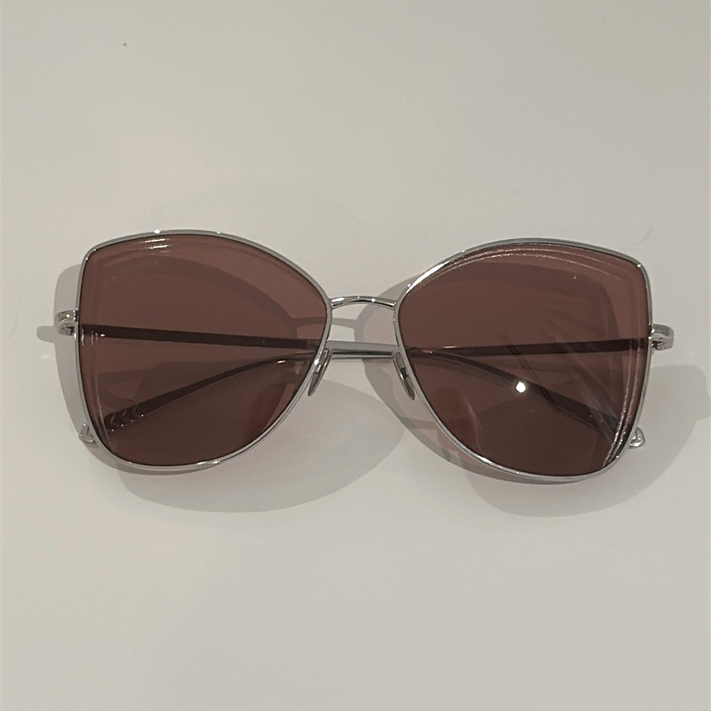 CHANEL Metal Butterfly Sunglasses 4253 Pink and Silver - Picture 6 of 9